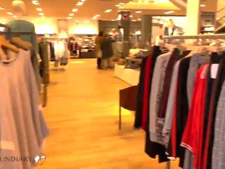 Spontaneous adult clip in Public Changing Room.