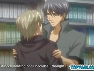 Fascinating gay anime buddies mempunyai yang lidah ciuman makeout masa