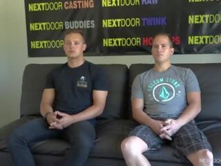 Straight Amateur's First Gay Blowjob At Audition - NextDoorStudios