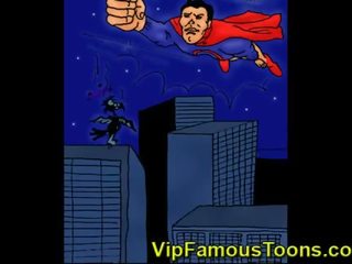 Superman és bombázó rajzfilm szex csipesz